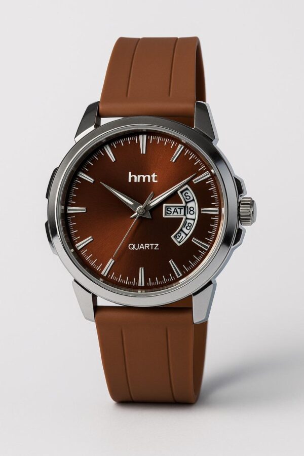 Brown magnetic watch